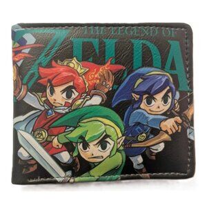 Link Legend of Zelda 3 Characters Bi-Fold Wallet Gaming Accessory